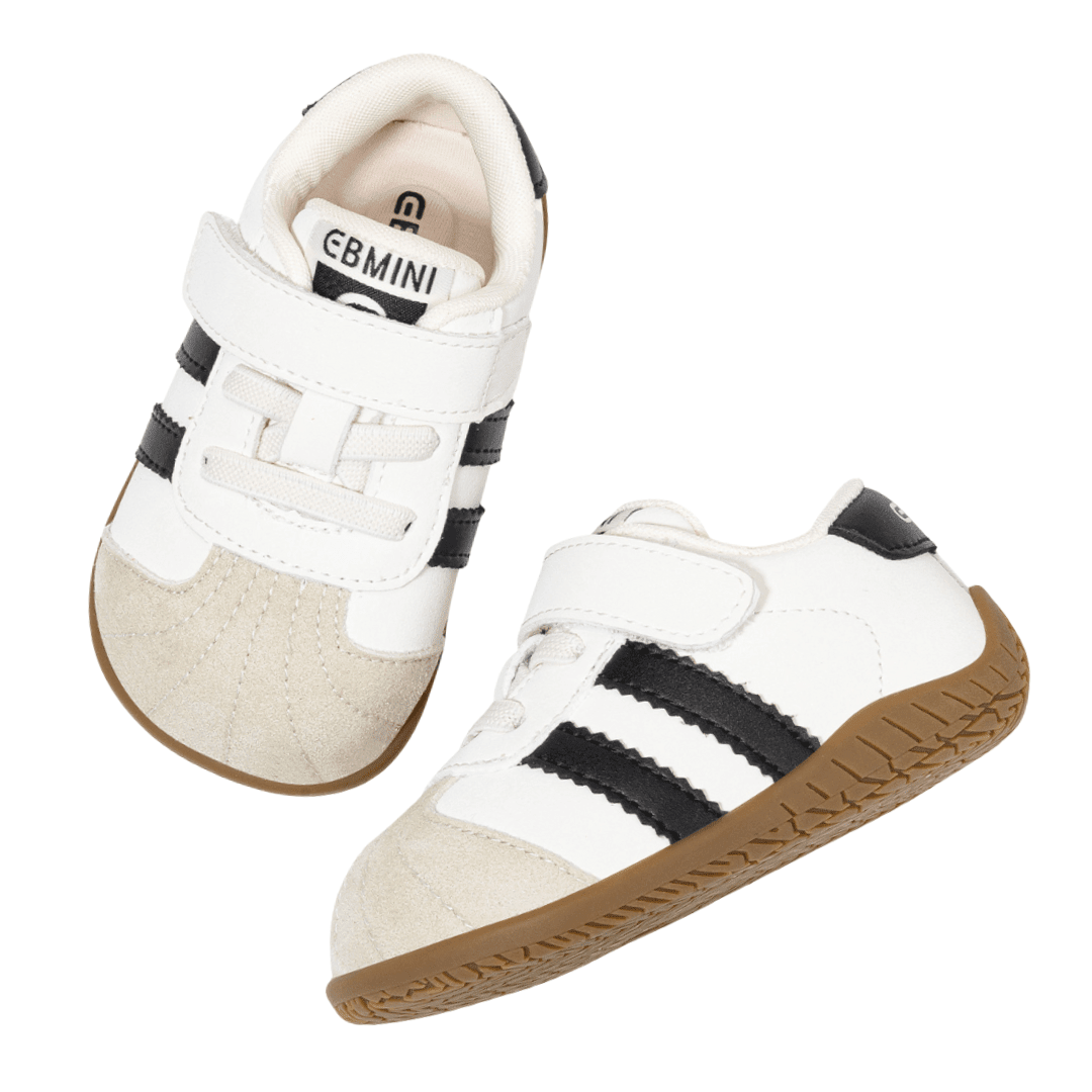 EBMINI® ARL – Sneaker Barefoot per Bambini - Ebmini Italia - Marrone - 18 (soletta 12,1 cm)