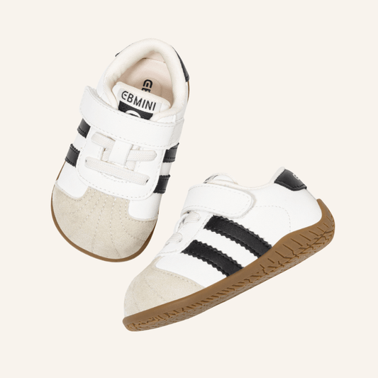 EBMINI® ARL – Sneaker Barefoot per Bambini - Ebmini Italia - Bianco - 18 (soletta 12,1 cm)