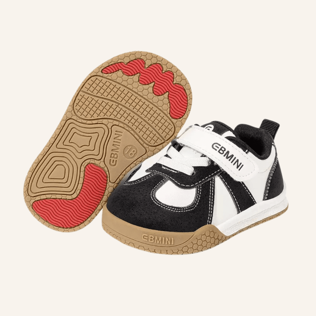 EBMINI® AVI – Sneaker Barefoot per Bambini - Ebmini Italia - Nero - 18 (soletta 12 cm)