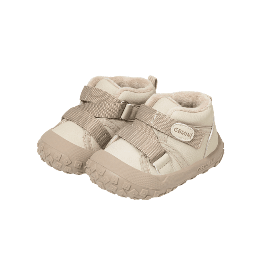 EBMINI® BEM – Scarpe Barefoot Invernali Impermeabili per Bambini - Ebmini Italia - Nero - 16 (soletta 12,2 cm)