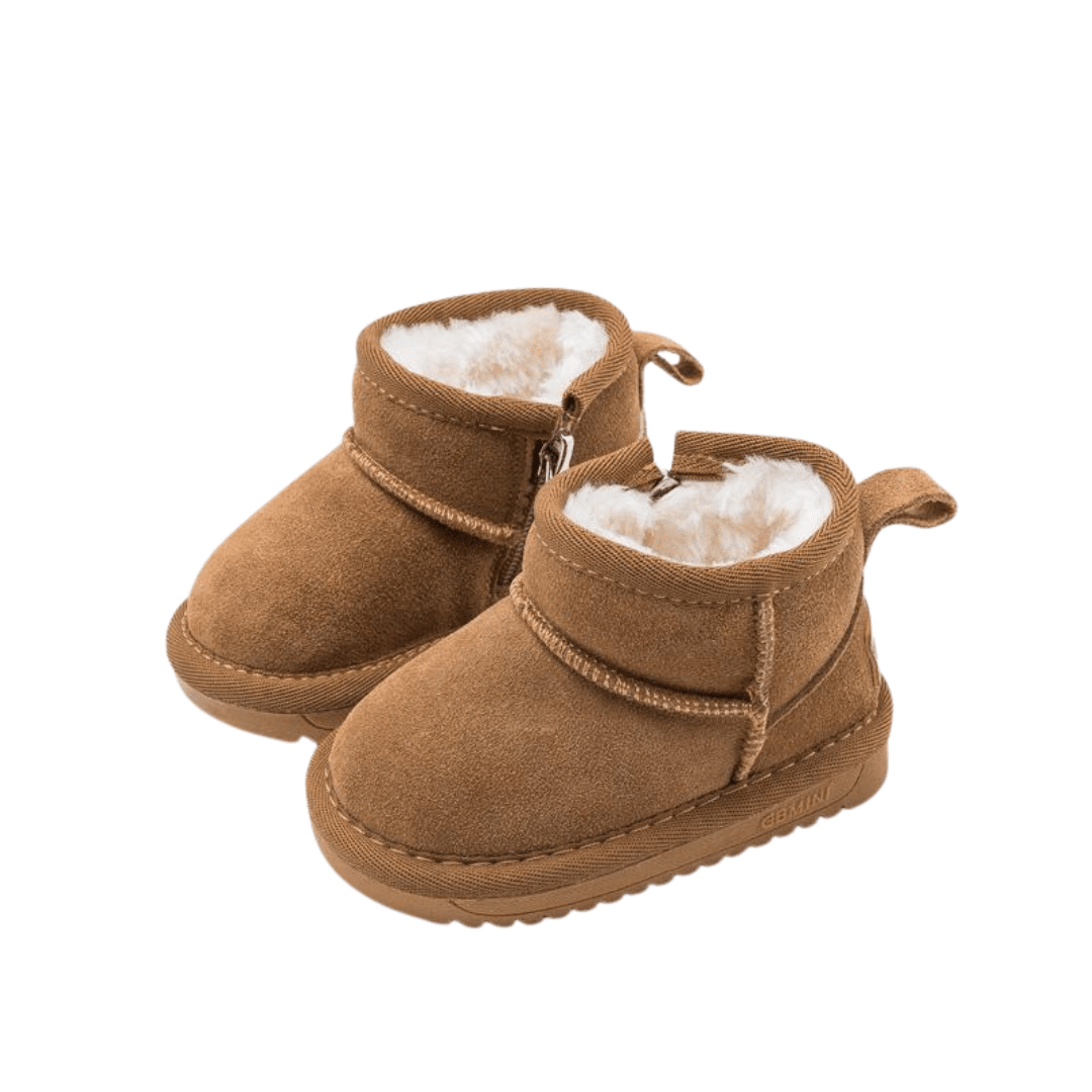 EBMINI® BUBU – Stivaletti Barefoot Invernali Foderati per Bambini - Ebmini Italia - Nero - 16 (soletta 12,5 cm)