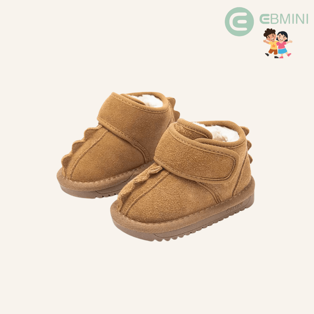 EBMINI® DINOS – Stivaletti Barefoot Invernali Ultraleggeri - Ebmini Italia - Cammello - 22