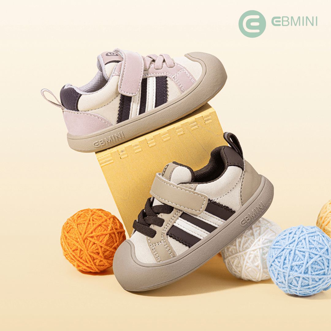 EBMINI® EDER – Sneaker Barefoot Ultraleggere per Bambini - Ebmini Italia - Marrone - 16 (soletta 12,9 cm)