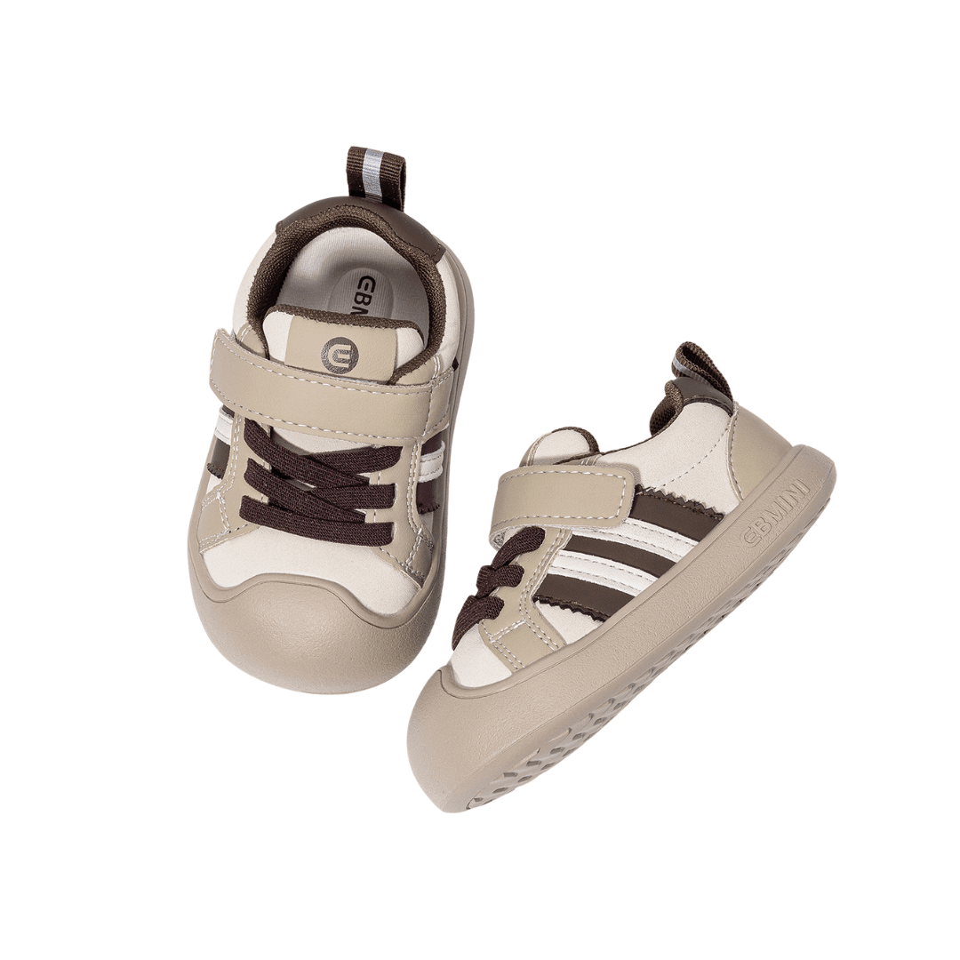 EBMINI® EDER – Sneaker Barefoot Ultraleggere per Bambini - Ebmini Italia - Marrone - 16 (soletta 12,9 cm)