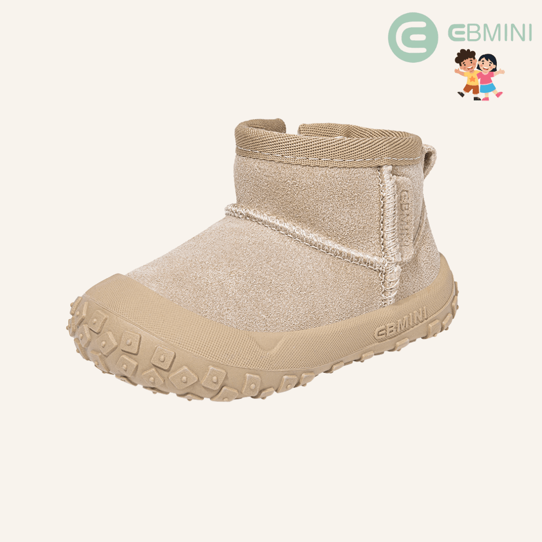 EBMINI® FSY – Stivaletti Barefoot per Bambini - Ebmini Italia - Nero - 22 (soletta 13,4 cm)