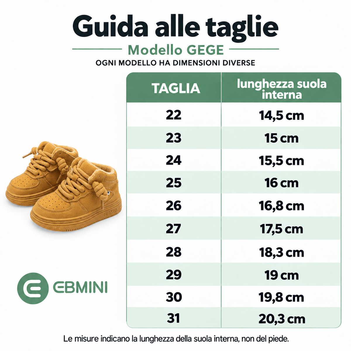EBMINI® GEGE – Sneaker Barefoot Invernali - Ebmini Italia - 22 -