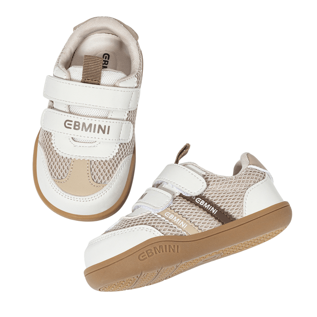 EBMINI® HAW – Sneaker Barefoot per Bambini - Ebmini Italia - Grigio - 16 (soletta 12,0 cm)