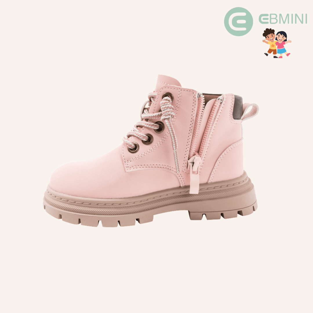 EBMINI® KIKI – Stivaletti Barefoot Invernali Impermeabili e Caldi - Ebmini Italia - Cammello - 22 (soletta 14,5 cm)