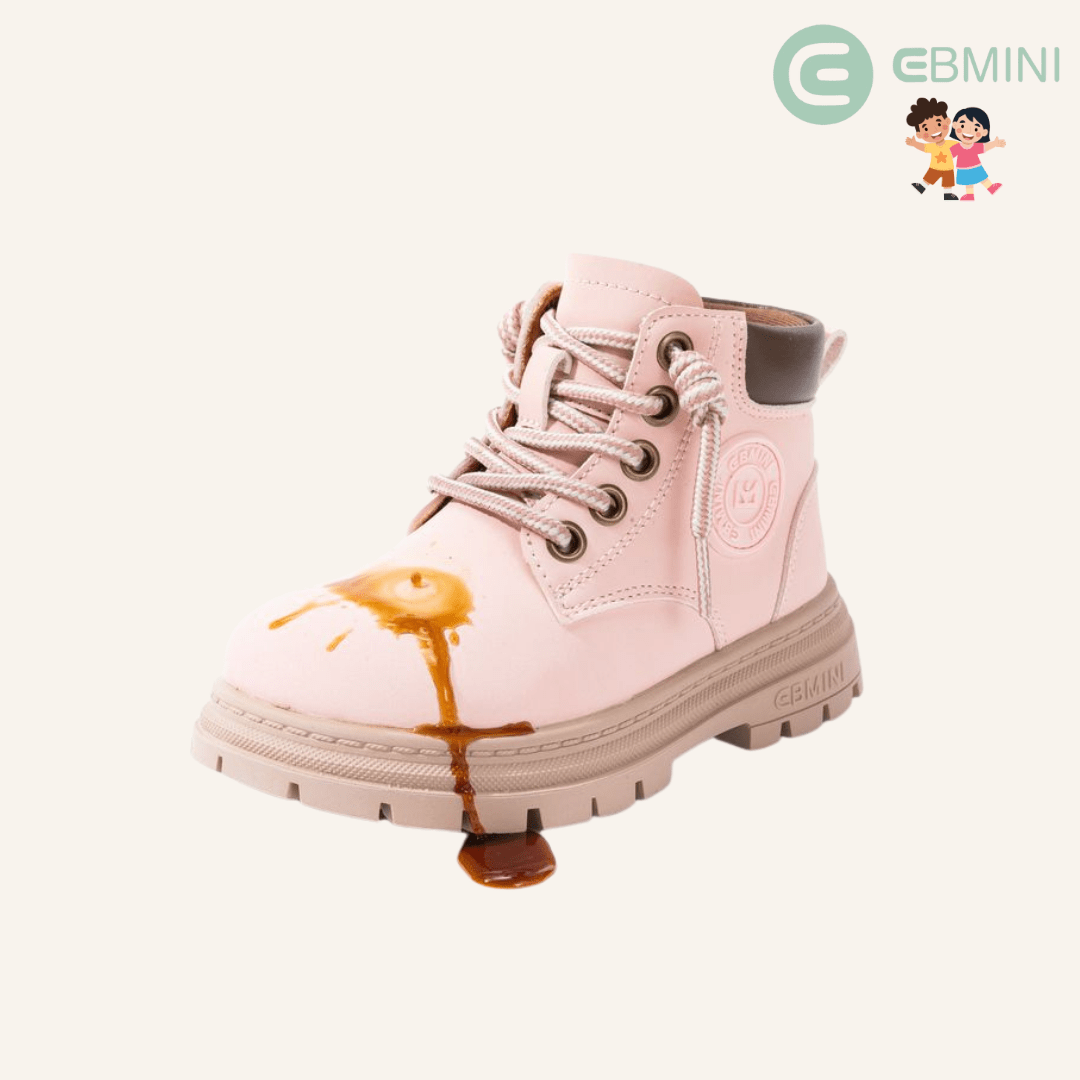 EBMINI® KIKI – Stivaletti Barefoot Invernali Impermeabili e Caldi - Ebmini Italia - Cammello - 22 (soletta 14,5 cm)