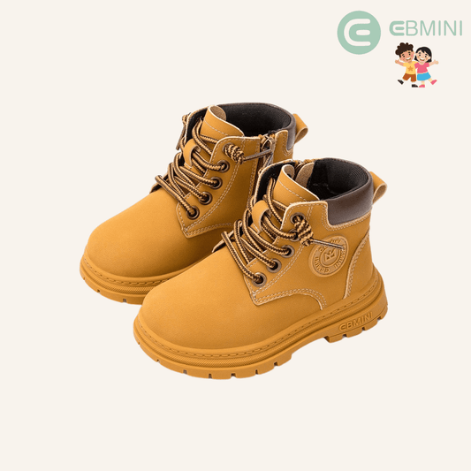 EBMINI® KOKO – Stivaletti Barefoot Impermeabili per Bambini - Ebmini Italia - 16 (soletta 12,5 cm) -