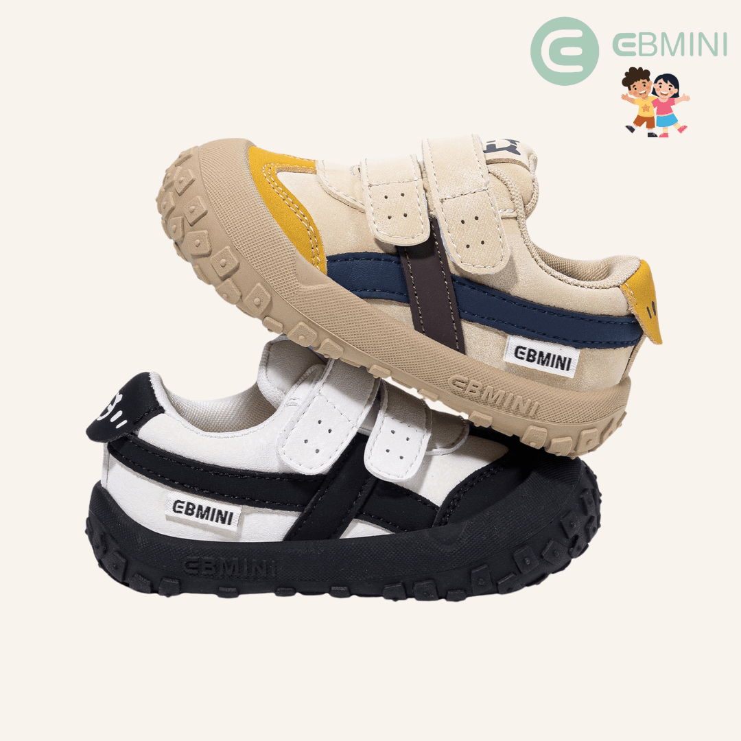 EBMINI® LEM – Sneaker Barefoot Ultraleggere per Bambini - Ebmini Italia - Nero - 16 (soletta 12,5 cm)
