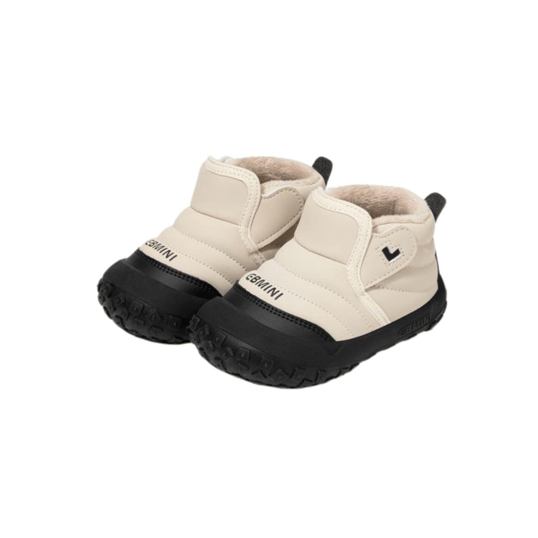 EBMINI® LER – Stivaletti Barefoot Impermeabili per Bambini - Ebmini Italia - Marrone - 16 (soletta 12,8 cm)