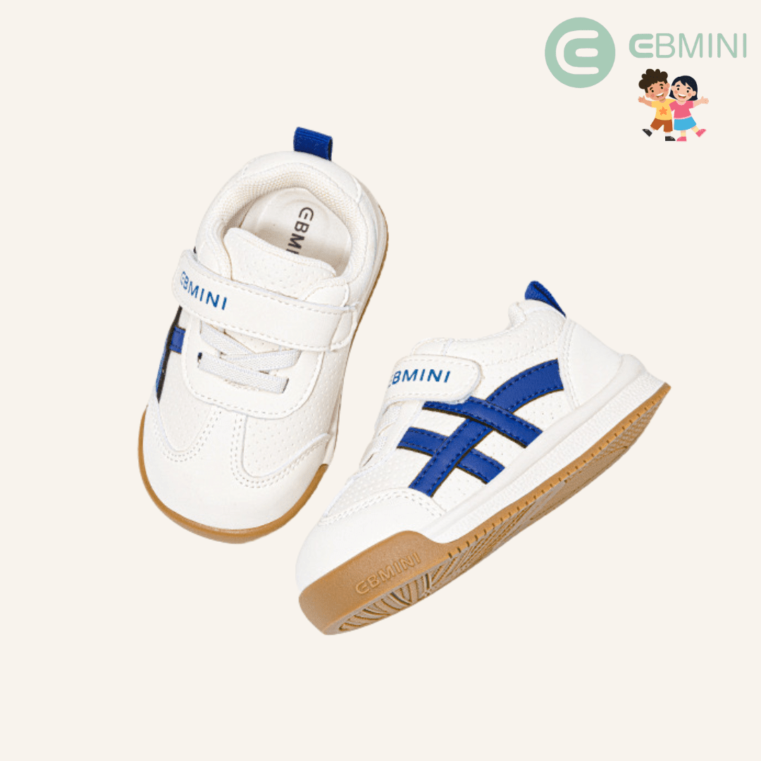EBMINI® LIO – Sneaker Barefoot Ultraleggere per Bambini - Ebmini Italia - Blu - 16 (soletta 12,5 cm)