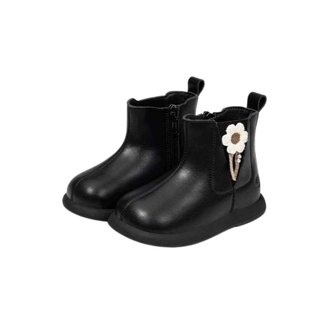 EBMINI® MARG – Stivaletti Barefoot Impermeabili Foderati per Bambini - Ebmini Italia - Bianco - 22 (soletta 13,9 cm)