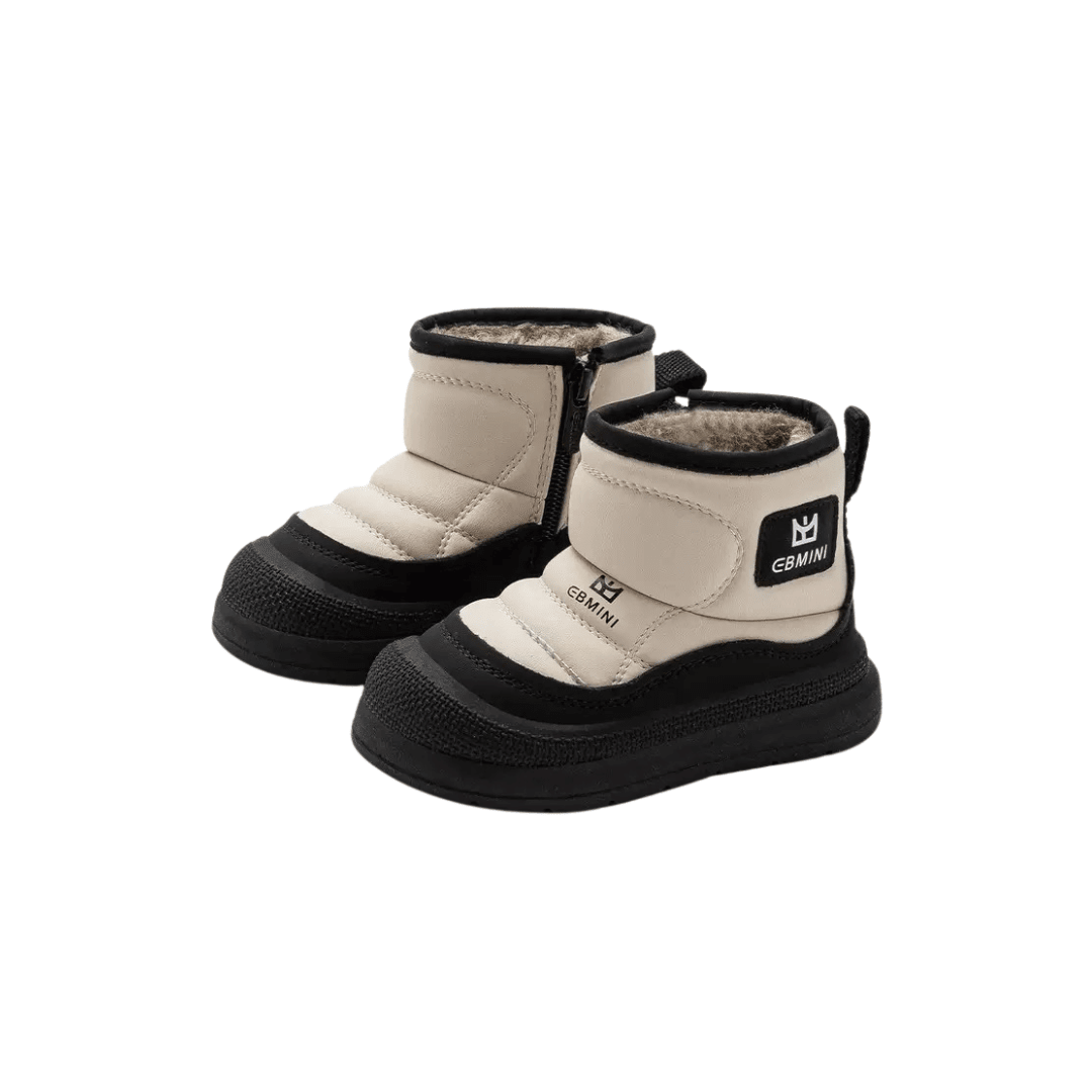 EBMINI® NEVI – Stivaletti Barefoot Impermeabili - Ebmini Italia - Marrone - 22 (soletta 14,5 cm)