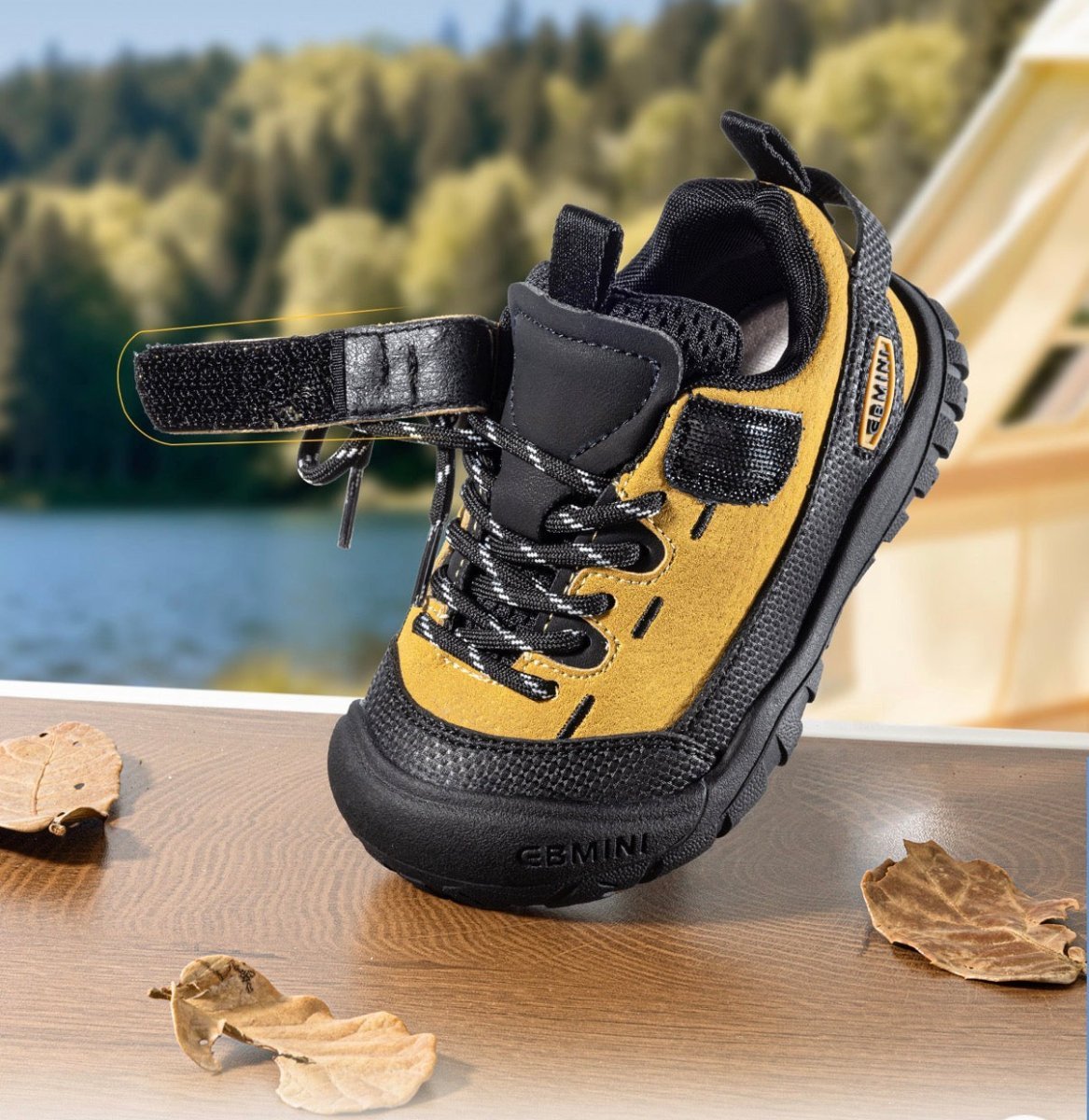 EBMINI® OTD – Scarpe Barefoot da Trekking Impermeabili per Bambini - Ebmini Italia - Bianco - 22-1