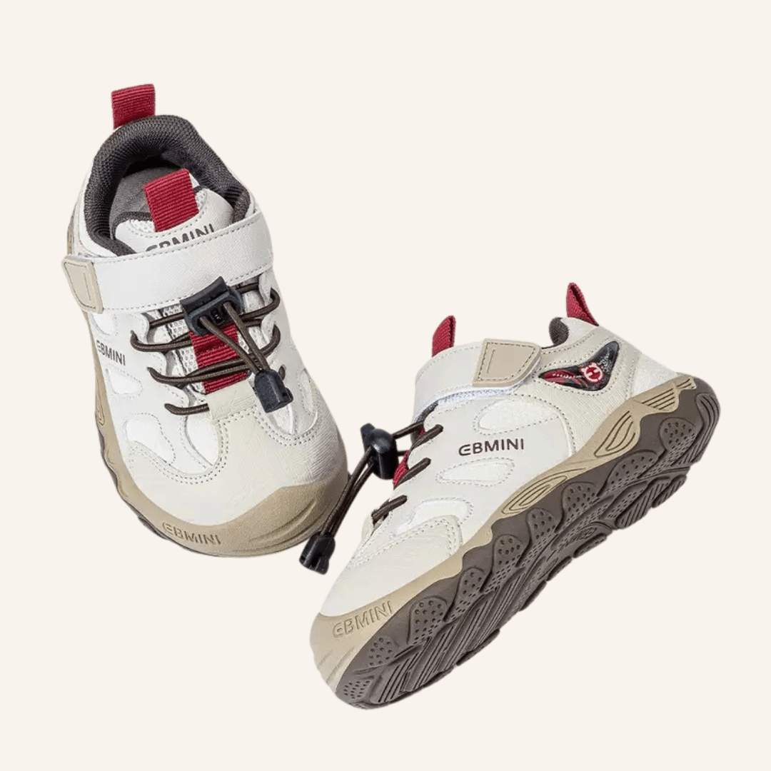 EBMINI® OTW – Sneaker Barefoot per Bambini - Ebmini Italia - Bianco - 22 (soletta 14,2 cm)