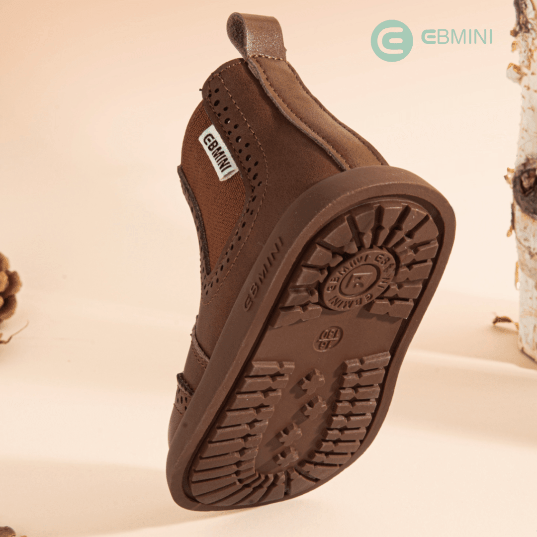 EBMINI® PARI' – Stivaletti Chelsea Barefoot per Bambini - Ebmini Italia - Nero - 16