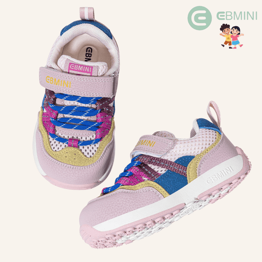 EBMINI® PIMI – Sneaker Barefoot per Bambini - Ebmini Italia - Rosa - 22 (soletta 14,4 cm)