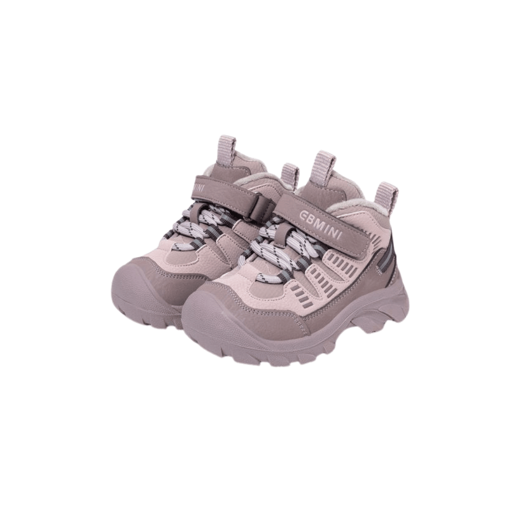 EBMINI® QUN – Stivaletti Barefoot da Trekking Impermeabili per Bambini - Ebmini Italia - Verde - 22 (soletta 14,5 cm)