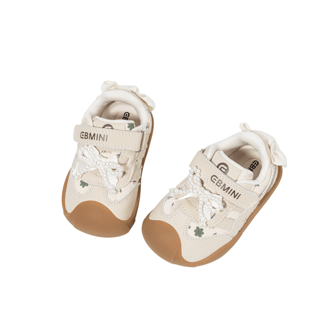 EBMINI® ROSY – Sneaker Barefoot Ultraleggere per Bambini - Ebmini Italia - Beige - 16 (soletta 12,1 cm)