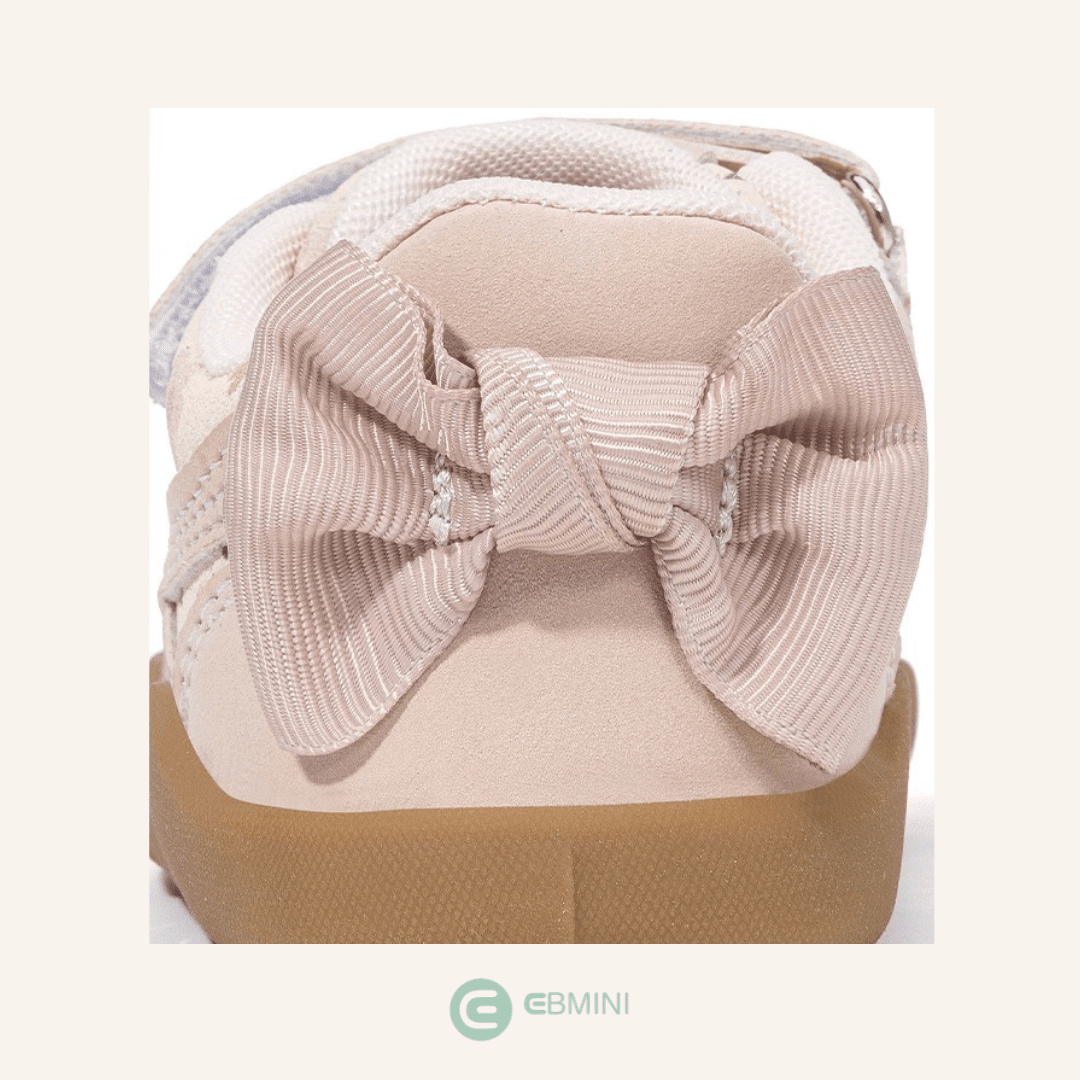 EBMINI® ROSY – Sneaker Barefoot Ultraleggere per Bambini - Ebmini Italia - Beige - 16 (soletta 12,1 cm)