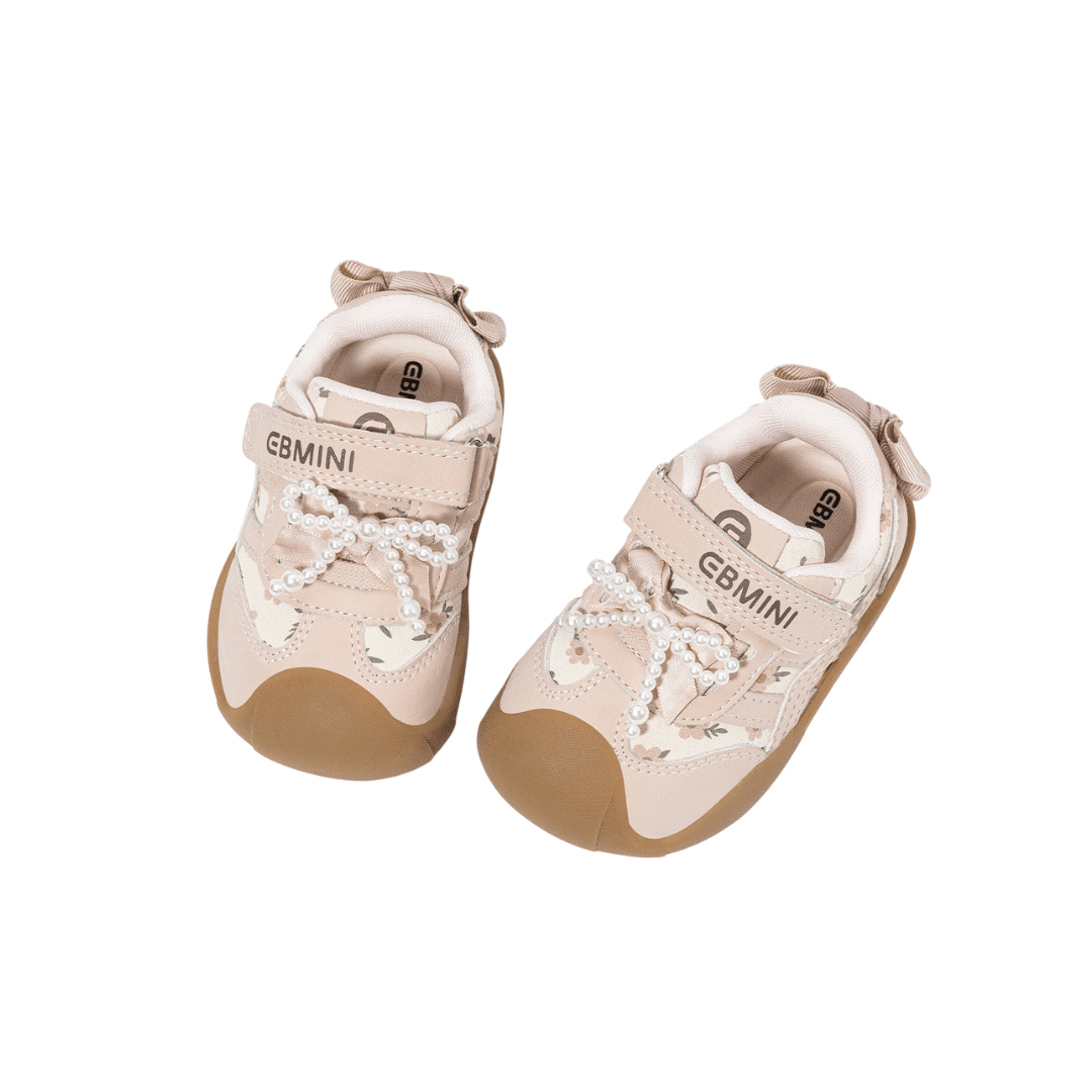 EBMINI® ROSY – Sneaker Barefoot Ultraleggere per Bambini - Ebmini Italia - Beige - 16 (soletta 12,1 cm)
