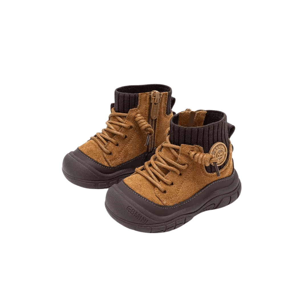 EBMINI® RUN – Stivaletti Barefoot Antiscivolo - Ebmini Italia - Nero - 16 (soletta 12,5 cm)