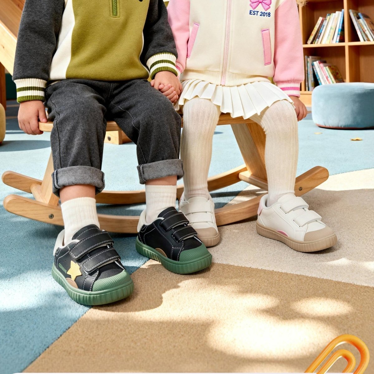 EBMINI® STE – Sneaker Barefoot per Bambini - Ebmini Italia - Verde - 16 (soletta 12,0 cm)