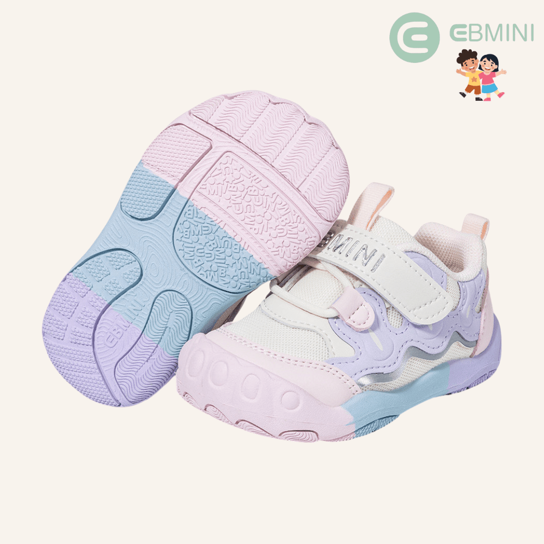 EBMINI® TYM – Sneaker Barefoot per Bambini - Ebmini Italia - Rosa - 18 (soletta 12,4 cm)